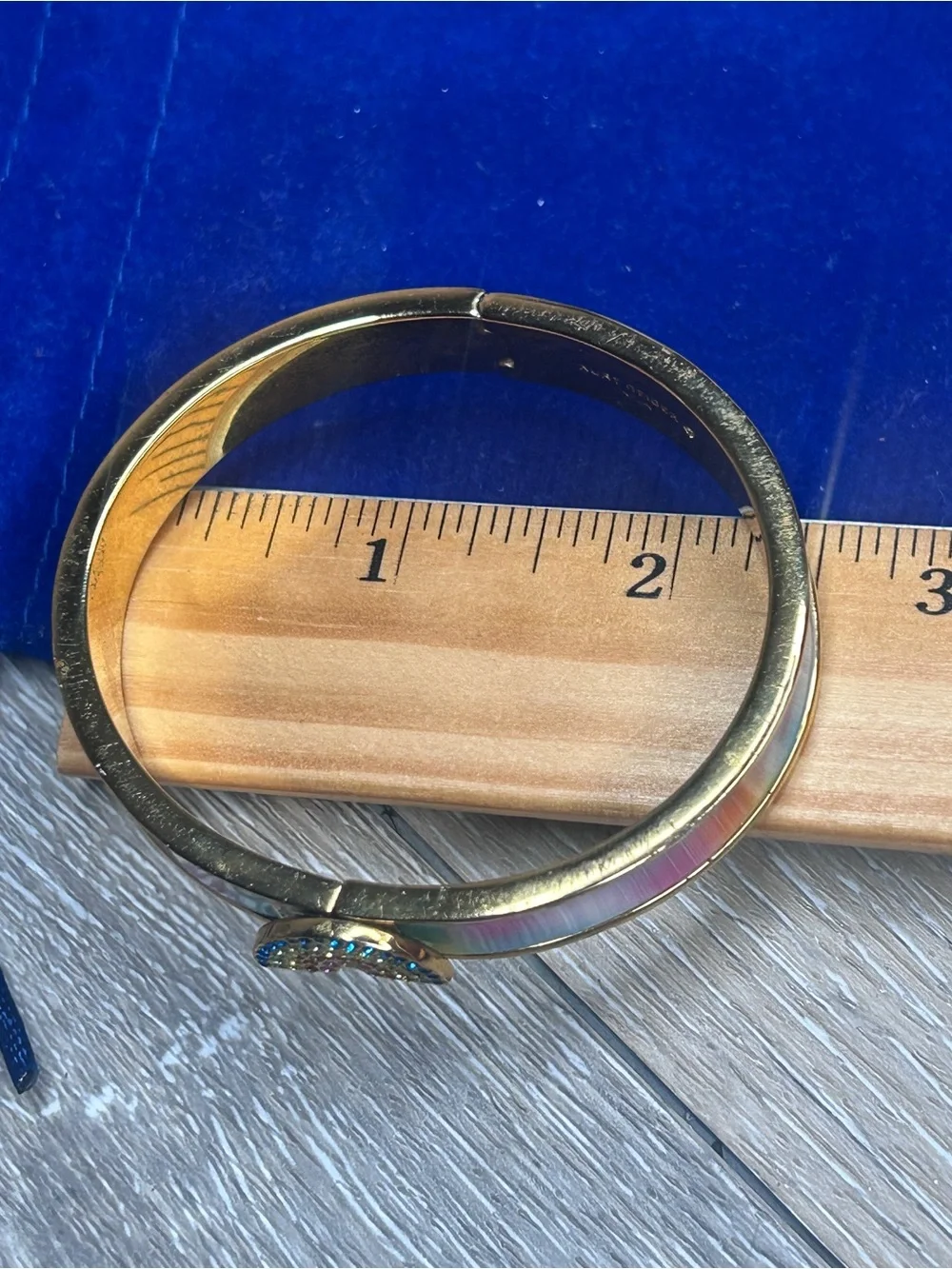 Kurt Geiger Rainbow Hinged Bangle Bracelet